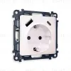 Комплект механизма розетки 2USB A+C 20W (быстрая зарядка) с/з Ambrella Volt Alfa MA210010 MA210010 - 1