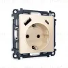 Комплект механизма розетки 2USB A+C 20W (быстрая зарядка) с/з Ambrella Volt Alfa MA310010 MA310010 - 1