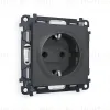 Комплект механизма розетки с/з со шторками Ambrella Volt Alfa MA907010 MA907010 - 1