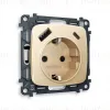 Комплект механизма розетки 2USB A+C 20W (быстрая зарядка) с/з Ambrella Volt Omega MO610010 MO610010 - 1