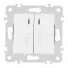 Выключатель жалюзи с подсветкой Arte Milano 203.39-2.white 203.39-2.white - 6