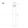Ландшафтный светильник Arlight LGD-FRESNEL-BOLL-H1200-20W Warm3500-MIX 047688 047688 - 7