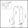 Подвесной светильник Odeon Light Lark L-vision 5431/2L 5431/2L - 5
