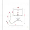 Бра Arte Lamp Alhena A4091AP-1CC A4091AP-1CC - 2