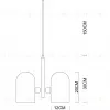 Подвесной светильник Arte Lamp Cassel A5454SP-3PB A5454SP-3PB - 3