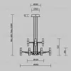 Подвесная люстра Maytoni Arana MOD401PL-L72BS3K MOD401PL-L72BS3K - 8