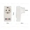 Разветвитель электрический Эра SP-1e-USB-W Б0026332 Б0026332 - 2