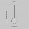 Подвесной светильник Maytoni Misterio MOD379PL-L6B3K MOD379PL-L6B3K - 10