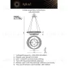 Подвесная люстра Aployt Olimp APL.045.13.90 APL.045.13.90 - 2