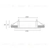 Встраиваемый светильник Hesby Lighting Bodo HSBL_0104 HSBL_0104 - 4