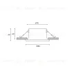 Встраиваемый светильник Hesby Lighting Nova HSBL_0135 HSBL_0135 - 3