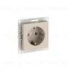 Розетка с заземлением, 16А, мех., быстрозажим. клем. Systeme Electric AtlasDesign ATN001243S ATN001243S - 1