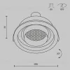 Встраиваемый светильник Maytoni Technical Downlight Atom DL113-GU10-01-RD-B DL113-GU10-01-RD-B - 2