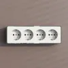 Розетка четверная с заземлением и шторками Werkel Gallant (белый) W5072210 4690389218002 a071252 4690389218002 - 6