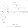 Люстра на штанге Crystal Lux DANDELION SP6 GOLD DANDELION SP6 GOLD - 10