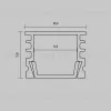 Профиль накладной Maytoni Led Strip ALM-005-S-2M 631012 631012 - 2