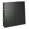 Выключатель встраиваемый Voltum S70 для жалюзи 10А, (титан) VLS020706 VLS020706 - 3