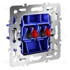 Механизм розетки акустической 4-местной Voltum S70 VLS0603M VLS0603M - 2