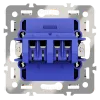 Механизм розетки акустической 4-местной Voltum S70 VLS0603M VLS0603M - 3