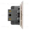 Выключатель 2-клавишный (механизм) Stekker Мия 250В 10А RSW10-3104-08 пудровый жемчуг 50473 50473 - 3