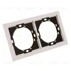 Рамка 2-местная Stekker Мия PFR00-3002-08 пудровый жемчуг 50487 50487 - 2