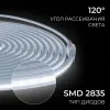 Комплект светодиодной ленты Apeyron 220В 10Вт/м, 600лм/м, 6500К (х/б), SMD2835, 120д/м, 13,5х7мм, 5м, IP65, с аксесcуарами (сетевой шнур, заглушка - 1шт, крепеж - 5шт) 10-142 10-142 - 9