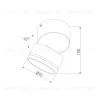 Накладной спот Elektrostandard Okko 35157/U черный 4690389219078 a072072 4690389219078 - 3