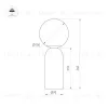 Настольная лампа Arlight SP-SILKA-TAB-R150-6W Warm2700 (WH, 330 deg, 230V, TOUCH-DIM) (IP20, Натуральный шелк) 056890 056890 - 5