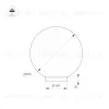 Настольная лампа Arlight SP-SILKA-TAB-R350-11W Warm2700 (WH, 330 deg, TOUCH-DIM) (IP20, Натуральный шелк) 056889 056889 - 5