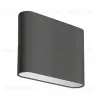 Уличный настенный светильник Arlight SP-FLAT-S135x90-2x3W Day4000-MIX (Черный, 75 deg, 230V) (IP65 Металл) 060679 060679 - 1