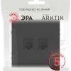 Розетка Эра Arktik 16-3108-05 информационная двойная 2XRJ45 антрацит Б0070488 Б0070488 - 4