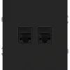 Розетка Эра Arktik 16-3108-05 информационная двойная 2XRJ45 антрацит Б0070488 Б0070488 - 1