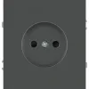 Розетка Эра Arktik 16-2106-06 без заземления 2P 16А-250В графит Б0071678 Б0071678 - 1