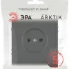 Розетка Эра Arktik 16-2106-06 без заземления 2P 16А-250В графит Б0071678 Б0071678 - 4