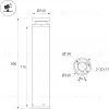 Ландшафтный светильник Arlight LGD-OTIS-20W-H800 Warm3500-MIX (Вишня, 315 deg, 230V) (IP65 Металл) 055762 055762 - 5