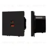 USB Розетка тип A+C софт-тач черный оникс Arlight SCT-MUAC-SFPL-FC-BK (65W, QC3) 054317(1) 054317(1) - 1