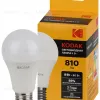 Лампа светодиодная Kodak LED A60-9W-830-E27 K 9Вт груша теплый белый свет Е27 Б0057602 Б0057602 - 1