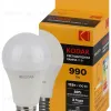 Лампа светодиодная Kodak LED A60-11W-830-E27 K 11Вт груша теплый белый свет Е27 Б0057605 Б0057605 - 1