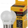 Лампа светодиодная Kodak LED P45-7W-830-E27 K 7Вт шар теплый белый свет Е27 Б0057614 Б0057614 - 1