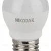Лампа светодиодная Kodak LED P45-11W-840-E27 K 11Вт шар нейтральный белый свет Е27 Б0057621 Б0057621 - 3