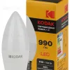 Лампа светодиодная Kodak LED B35-11W-830-E27 K 11Вт свеча теплый белый свет Е27 Б0057632 Б0057632 - 1