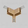 Угловой L-коннектор Denkirs SHINE PRIME BASE TR4949-CP TR4949-CP - 1