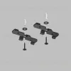 Крепежный элемент Denkirs SMART SLIM BASE TR2414-BK TR2414-BK - 1