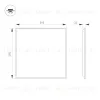 Светодиодная панель Arlight DL-TITAN-S600x600-40W Day4000-MIX (Белый, 120 deg, 230V, DALI) (IP40 Металл) 064970 064970 - 8