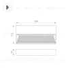 Светильник для ступеней Arlight LGD-RIBONIK-S250x114-10W Warm3000 (Черный, 70 deg, 230V) (IP65 Металл) 062693 062693 - 2