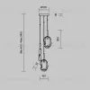 Подвесной светильник Maytoni Shiori MOD524PL-L8BSK MOD524PL-L8BSK - 6