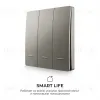 Выключатель кинетический 3кл., IP44, 2,4 ГГц, Smart, сер. Apeyron 04-80 04-80 - 10
