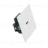 Розетка HDMI 2.0 Type A Stekker Мия RST00-3118-01 белая магнолия 50827 50827 - 2