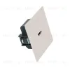 Розетка HDMI 2.0 Type A Stekker Мия RST00-3118-08 пудровый жемчуг 50829 50829 - 2