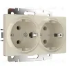 Розетка двойная с заземлением Werkel слоновая кость W1172003 4690389207020 a067697 4690389207020 - 1